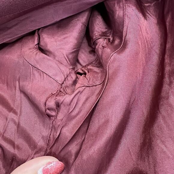 Vintage Levi’s Blazer Maroon Blazer Women’s Size 12 - M198 - Picture 10 of 12